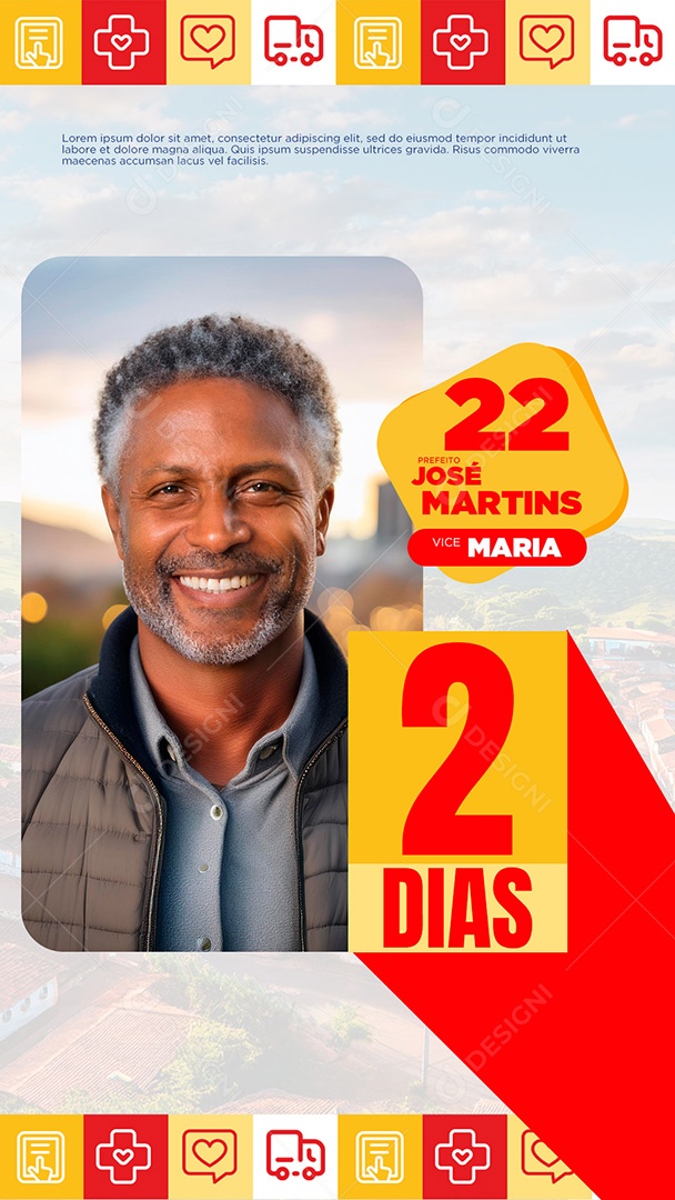 Story Campanha Política Santinho Social Media PSD Editável