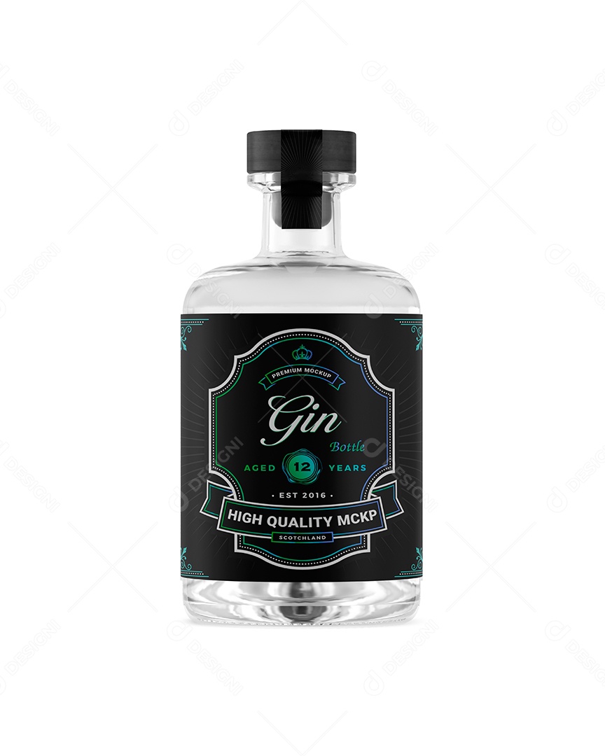 Gin Mockup PSD Editável