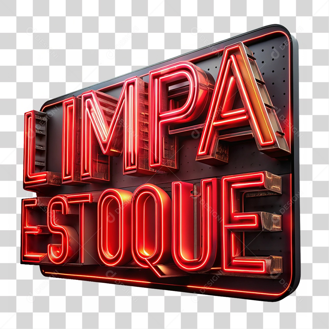 Selo 3D Limpa Estoque PNG Transparente