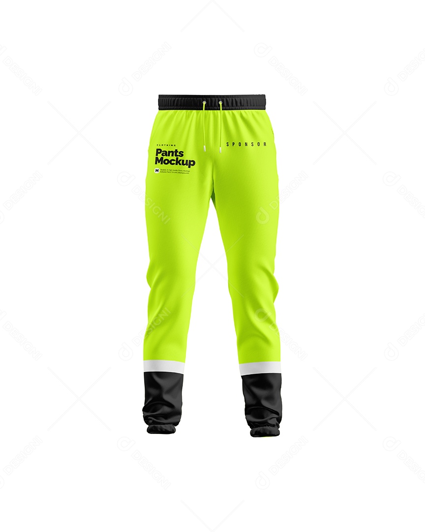 Calça De Moletom PSD Editável Mockup