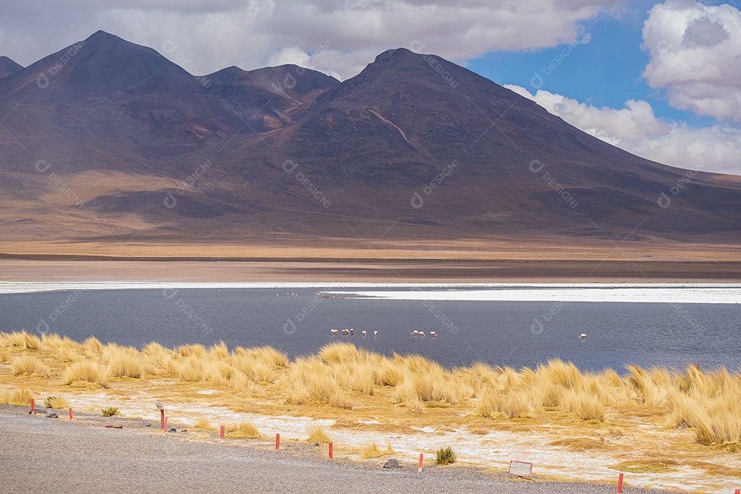 Mountains in the desert in Bolivia