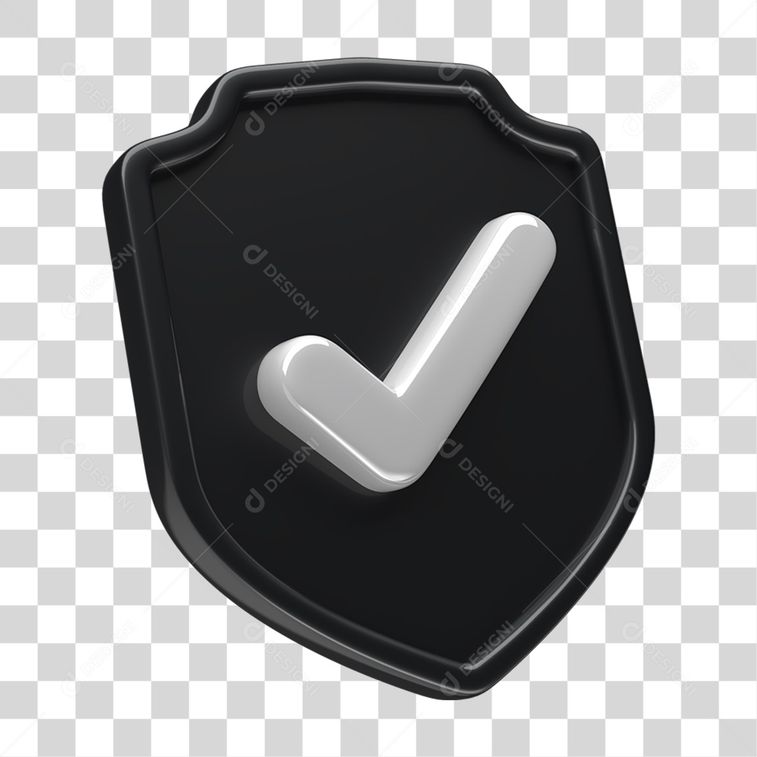 Ícone 3D Placa Símbolo Coração PNG Transparente