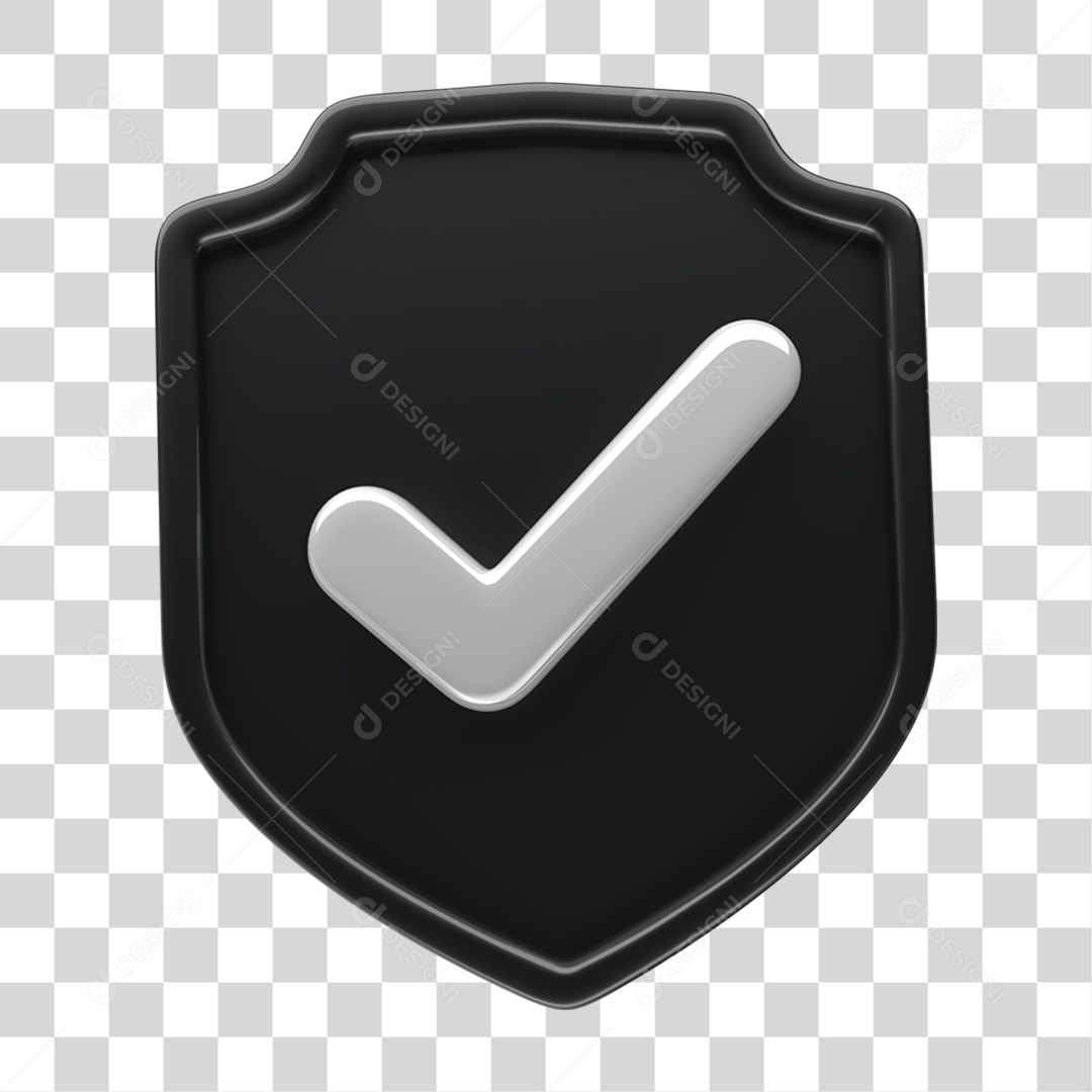 Ícone 3D Placa Símbolo Coração PNG Transparente