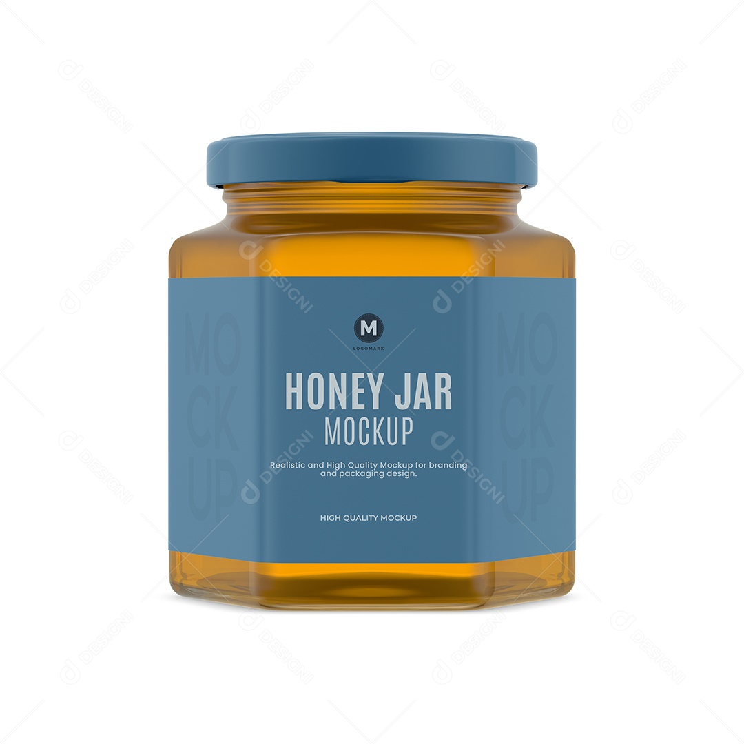 Editable Mockup PSD Honey Pot