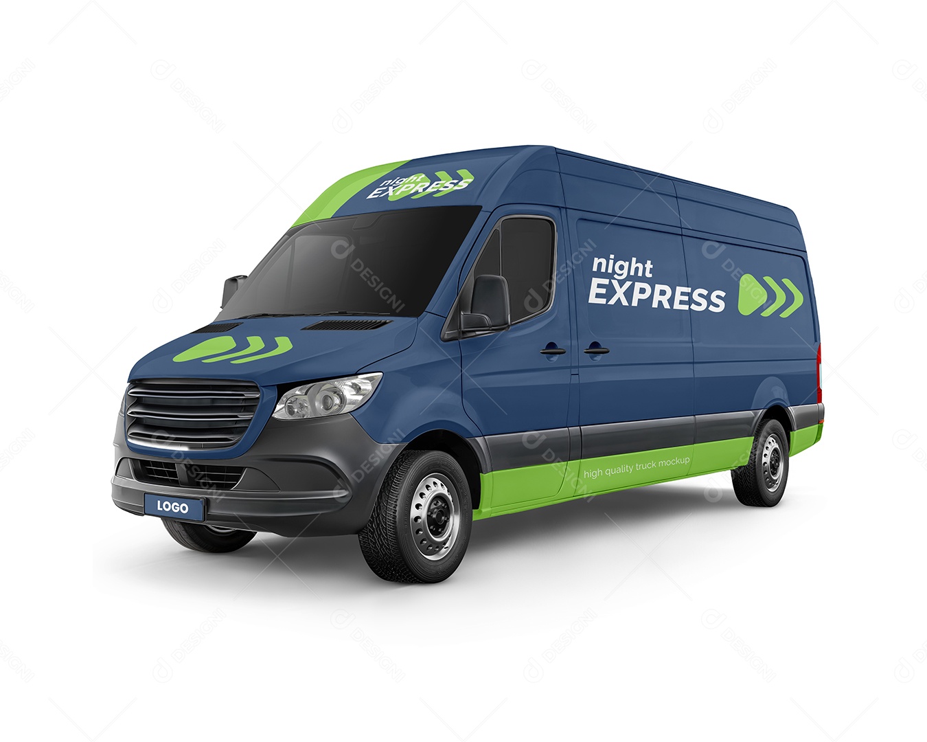 Carro de Carga PSD Editável Mockup