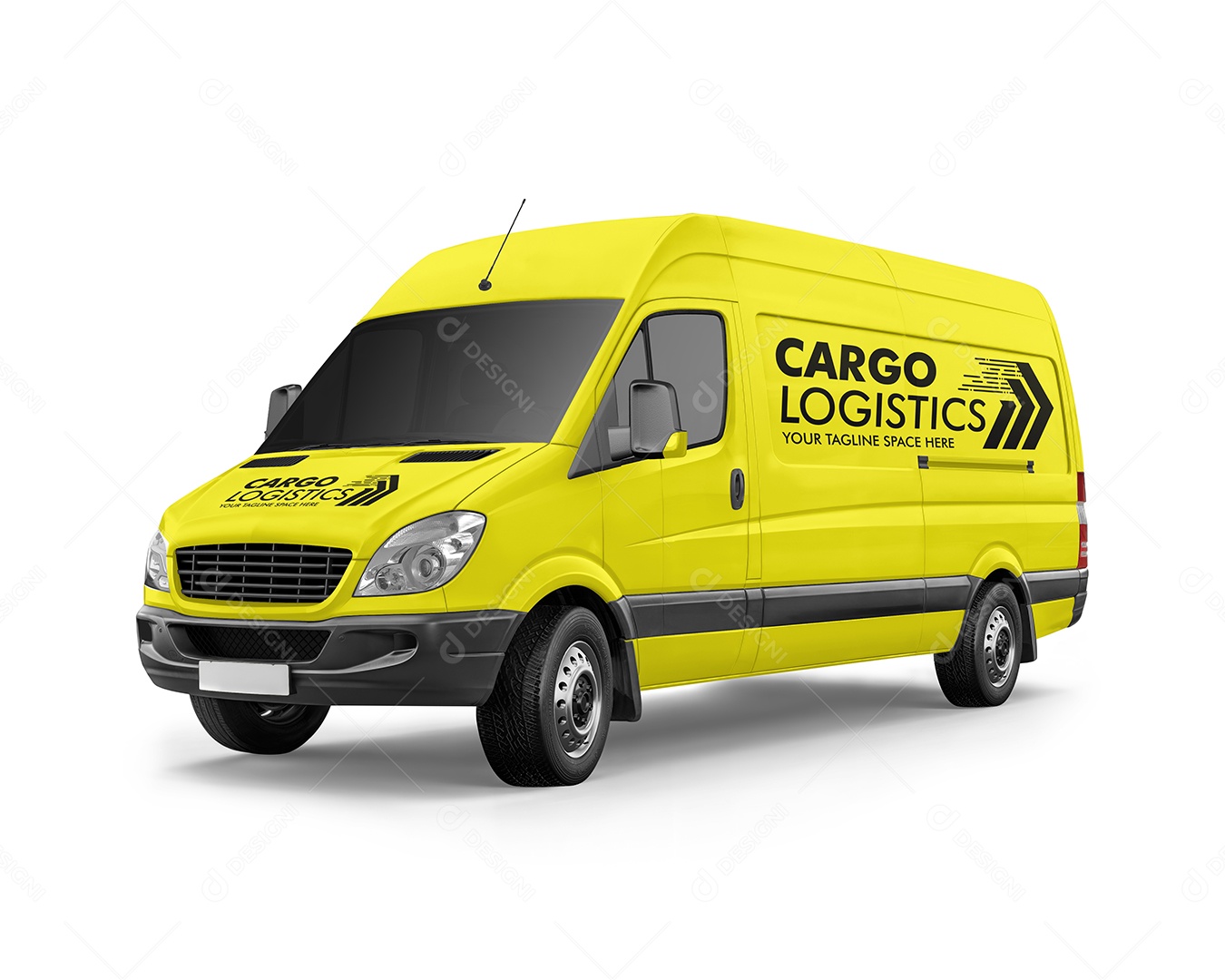 Van de Carga PSD Editável Mockup