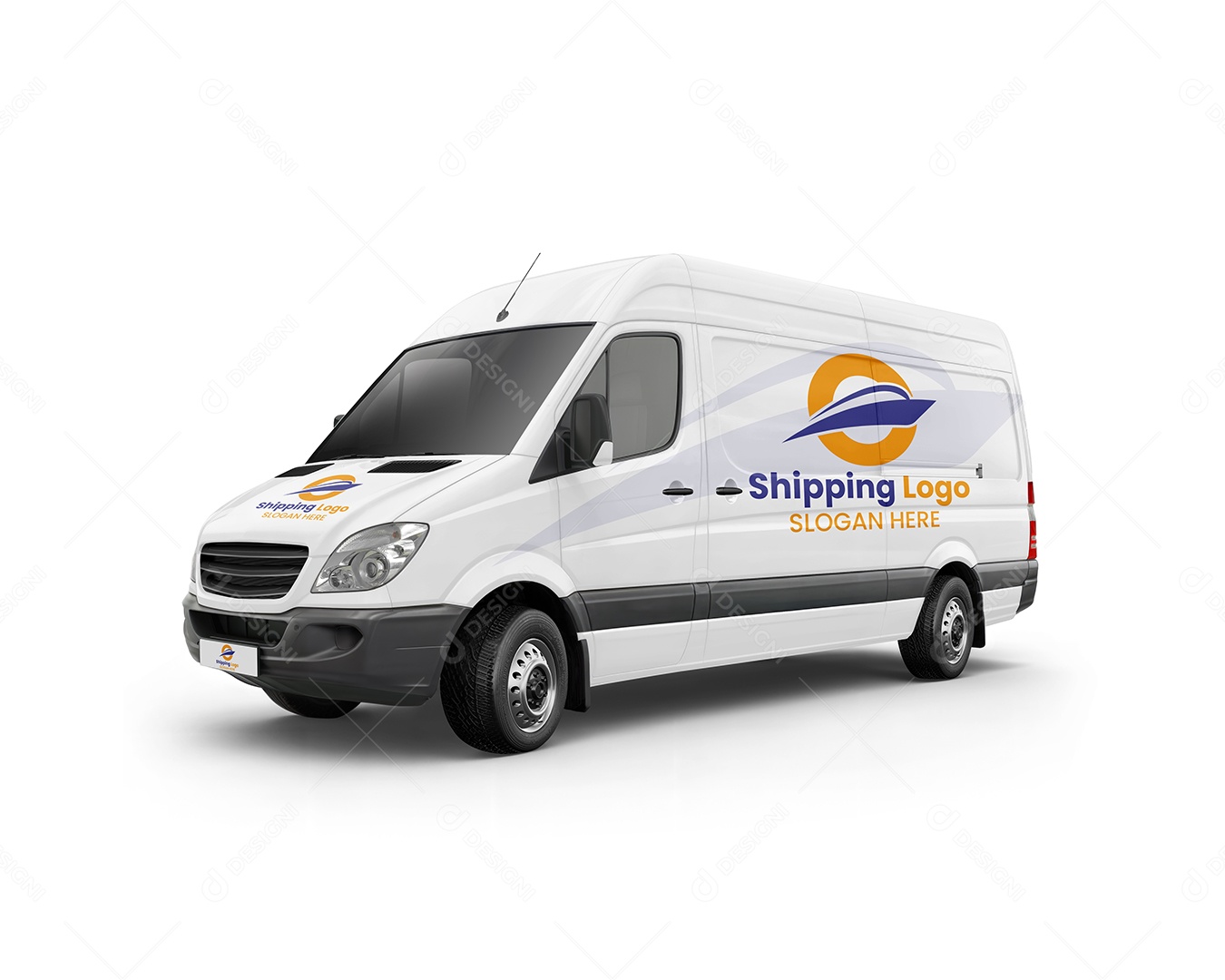 Van de Entrega PSD Editável Mockup