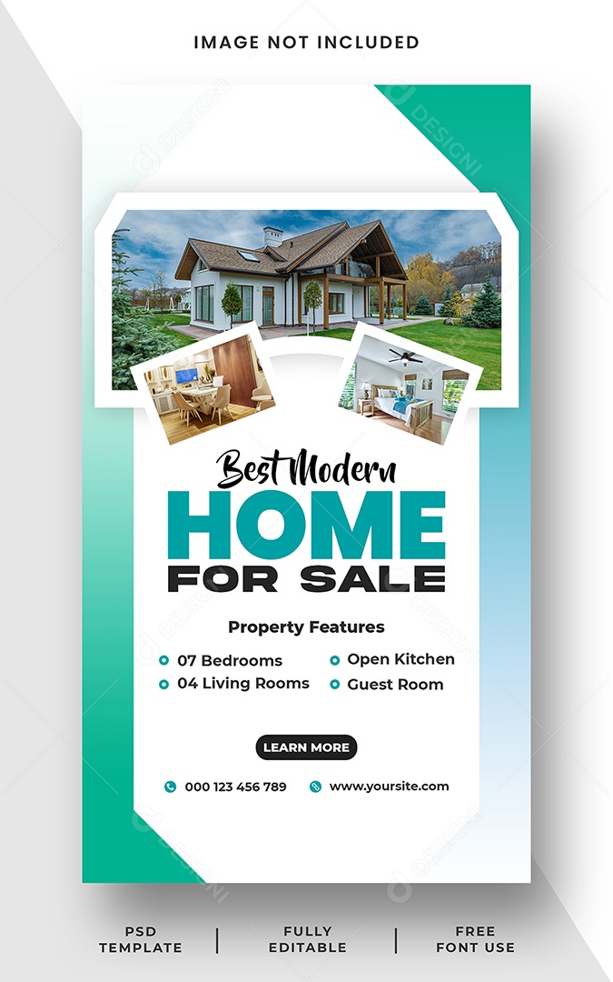 Story Imobiliária Encontre o Imóvel Dos Seus Sonhos Social Media PSD Editável