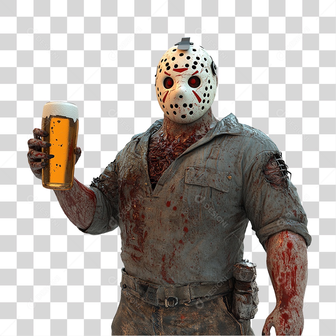 Jason Sexta-Feira 13 Dia das Bruxas PNG Transparente