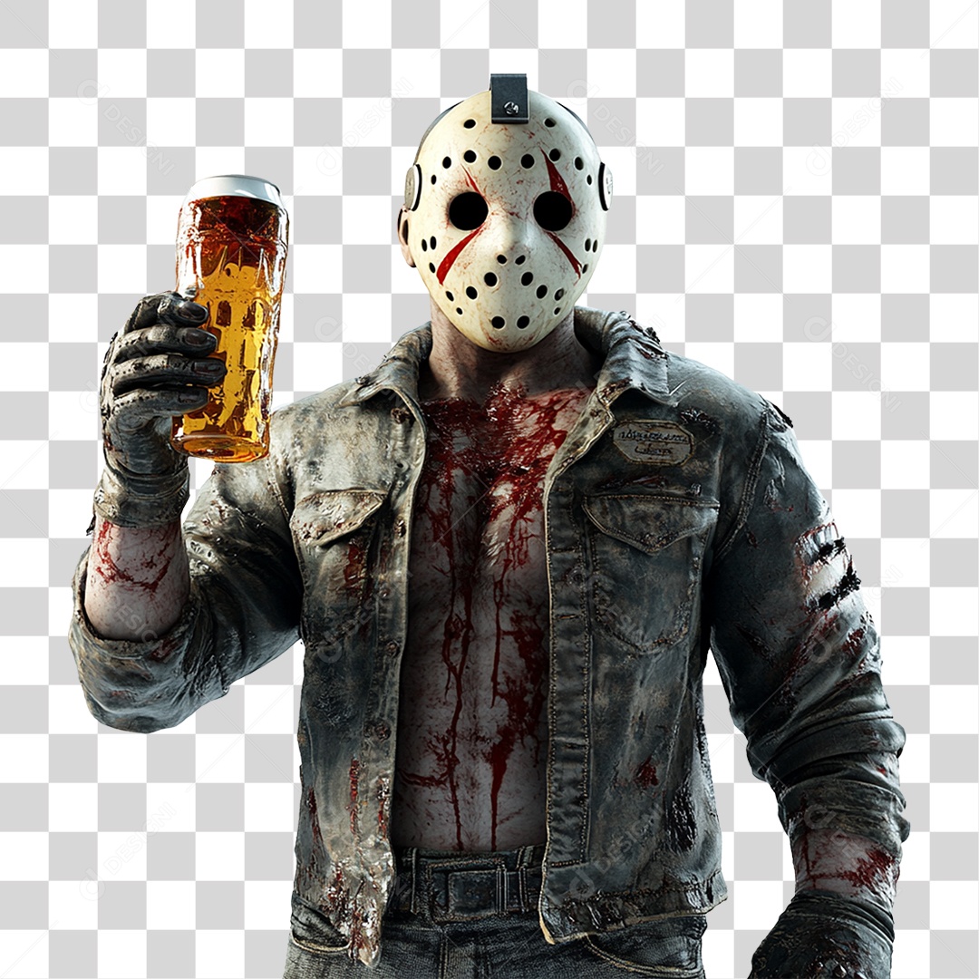 Jason Sexta-Feira 13 Dia das Bruxas PNG Transparente