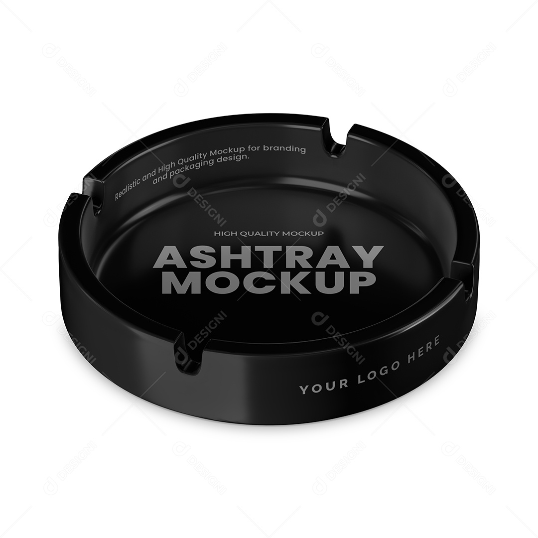 Cinzeiro PSD Editável Mockup