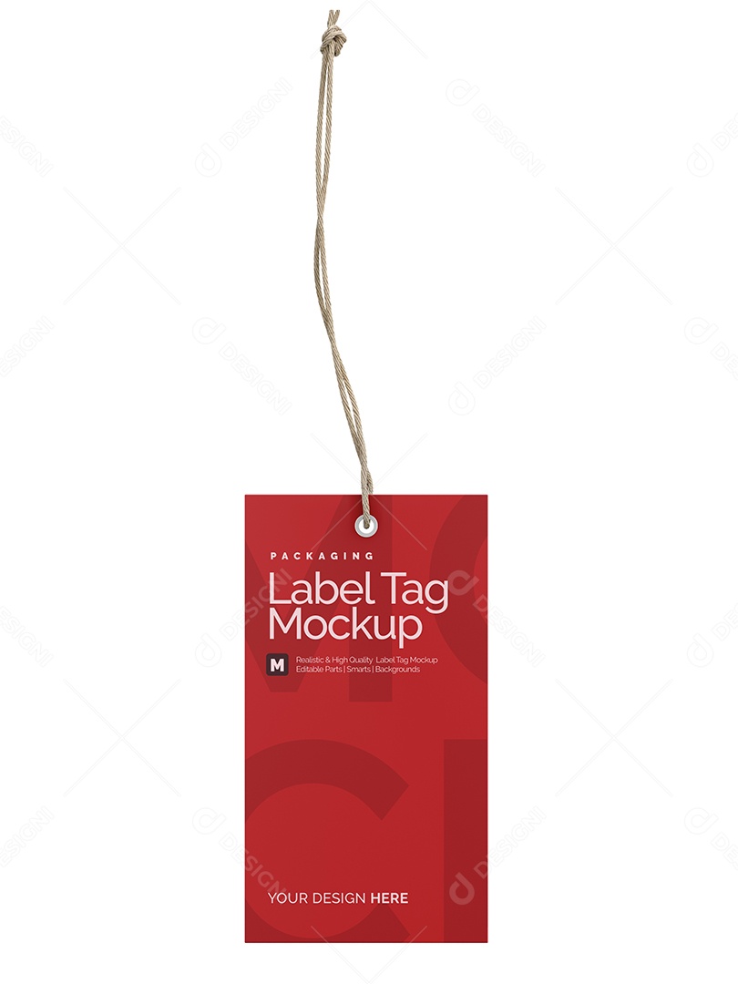 Etiqueta PSD Editável Mockup