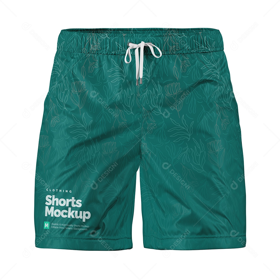 Shorts PSD Editável Mockup