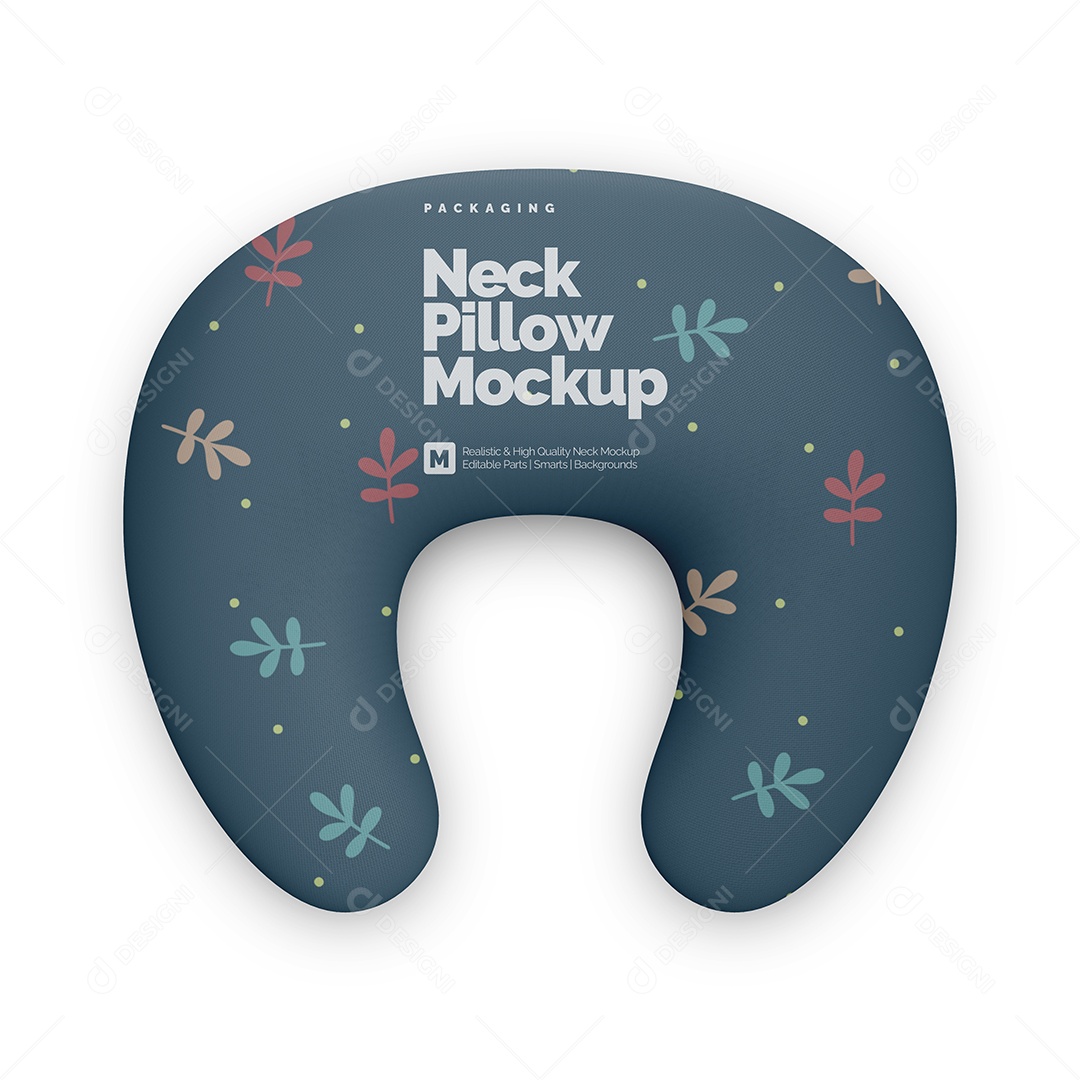 Travesseiro De Pescoço PSD Editável Mockup