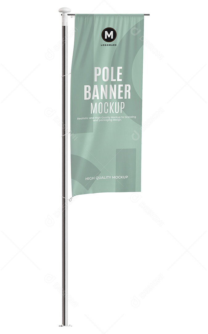 Banner vertical Mockup PSD Editável