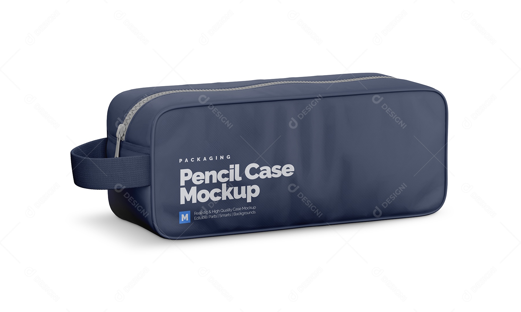 Estojo Escolar Mockup PSD Editável