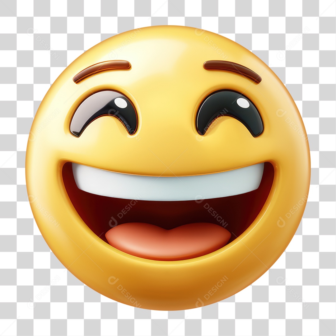 Emoji Sorridente PNG Transparente