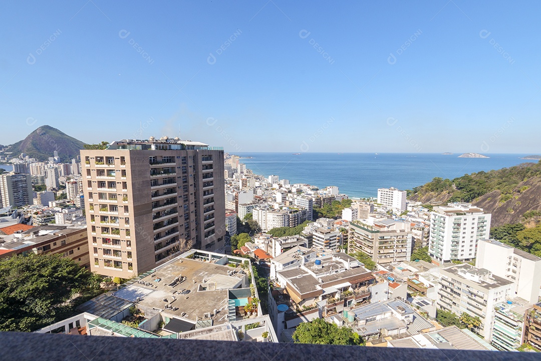 Vista do bairro de leblon