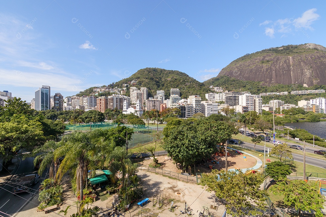 Vista da lagoa rodrigo de freitas