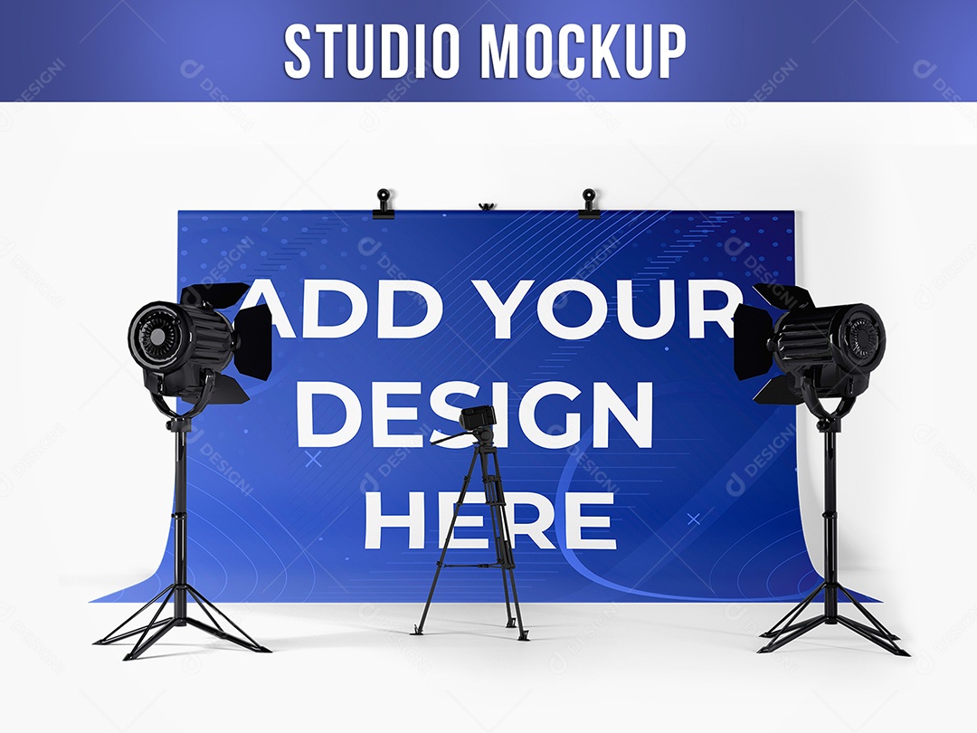Studio Mockup PSD Editável
