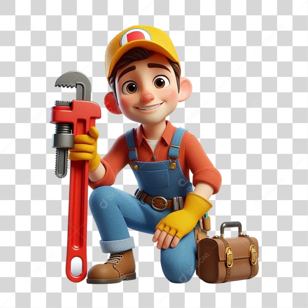 Encanador Trabalho PNG Transparente