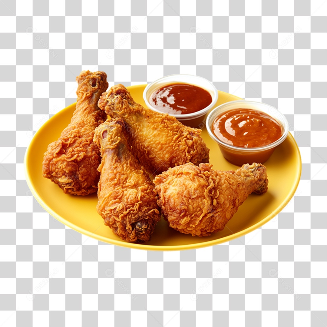 Frango Frito Porção PNG Transparente