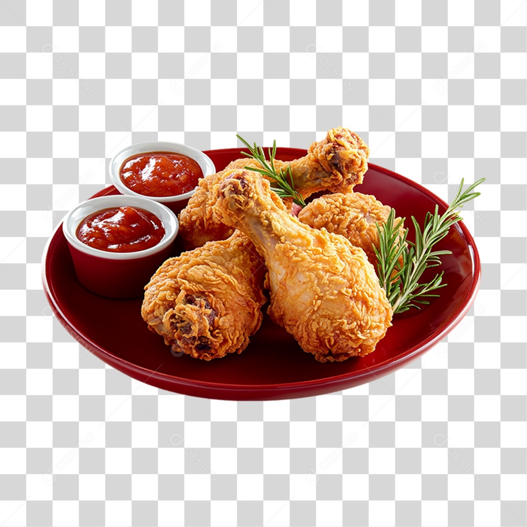 Frango Frito Porção PNG Transparente