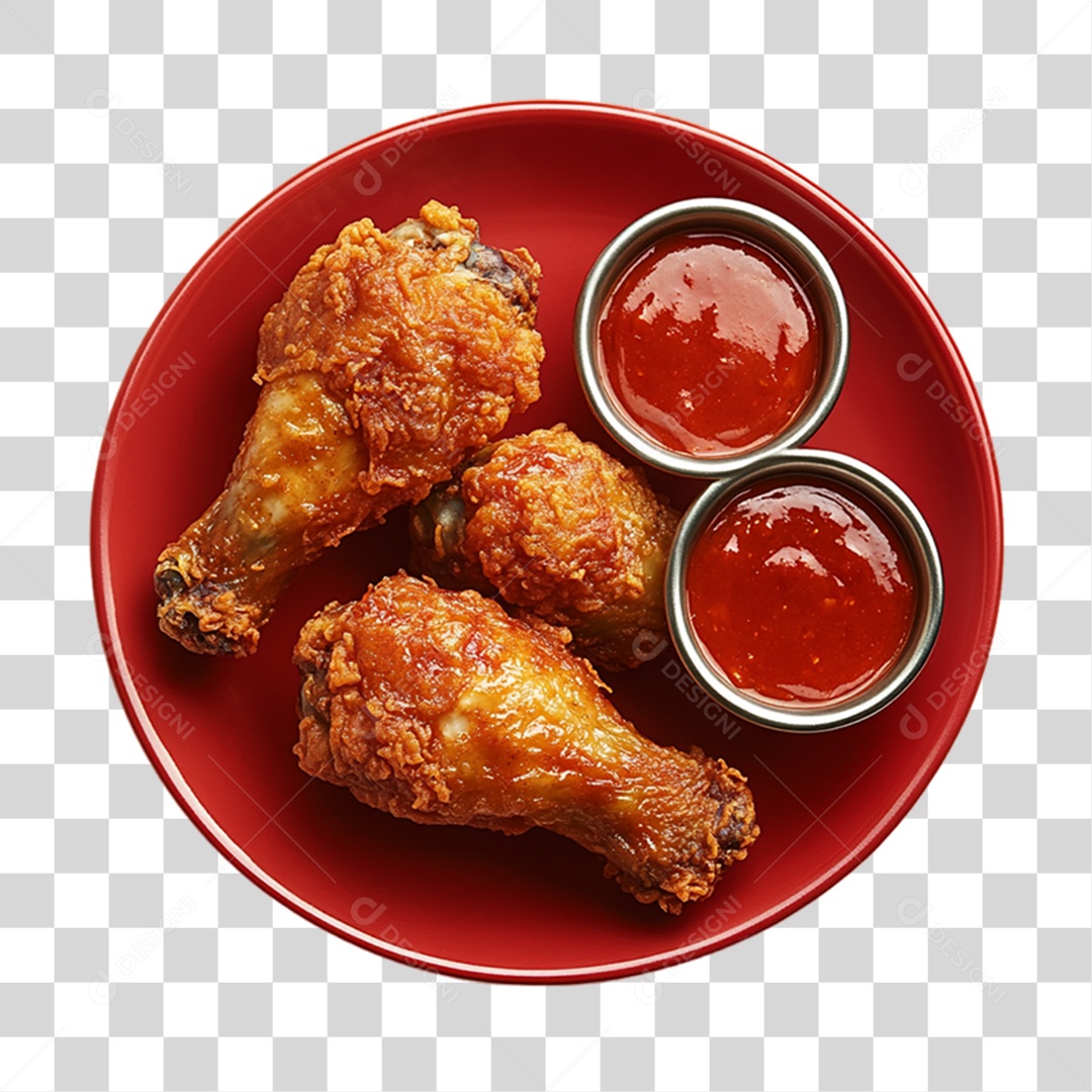 Frango Frito Porção PNG Transparente