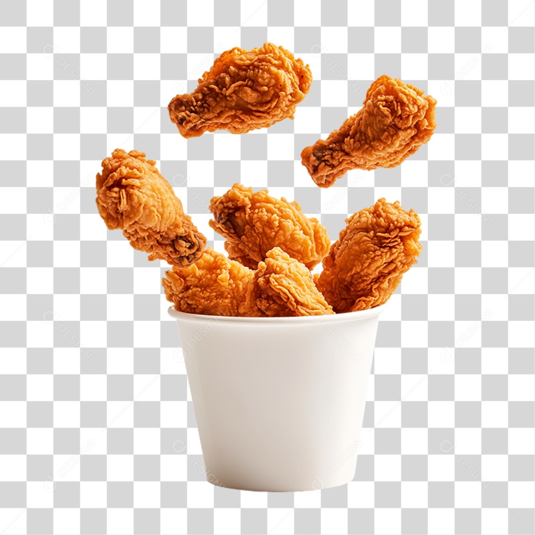 Frango Frito Porção PNG Transparente