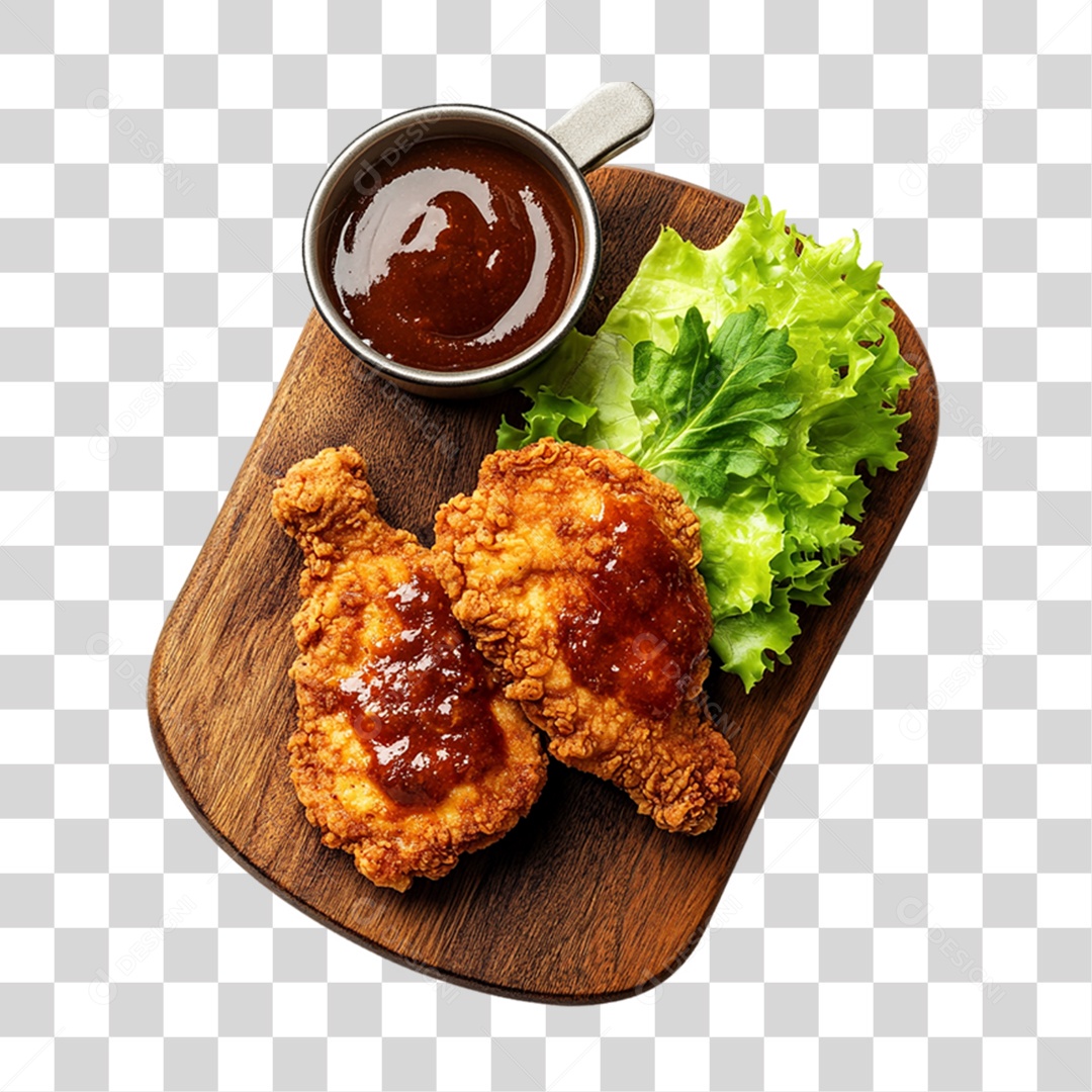 Frango Frito Porção PNG Transparente