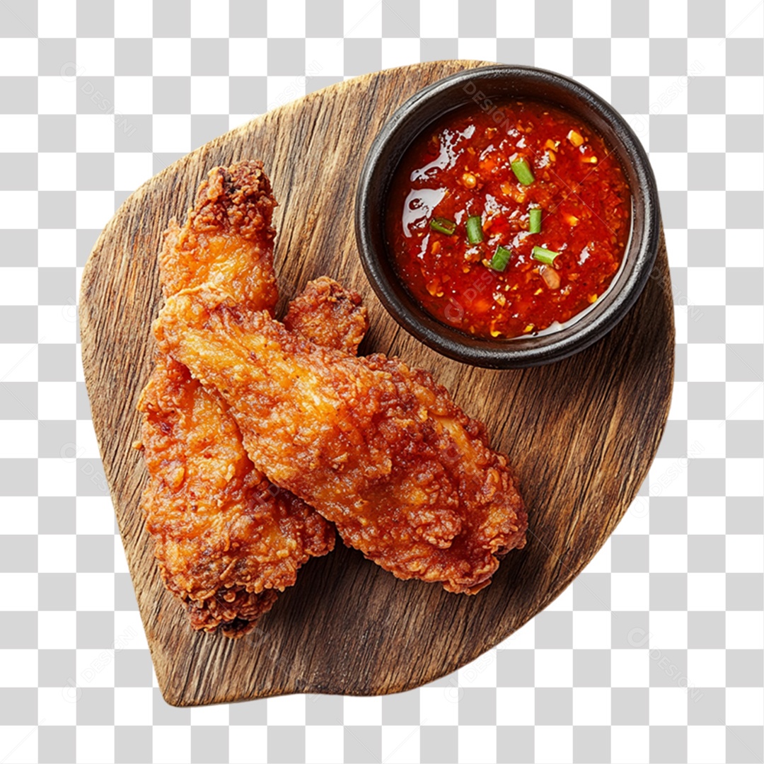 Frango Frito Porção PNG Transparente