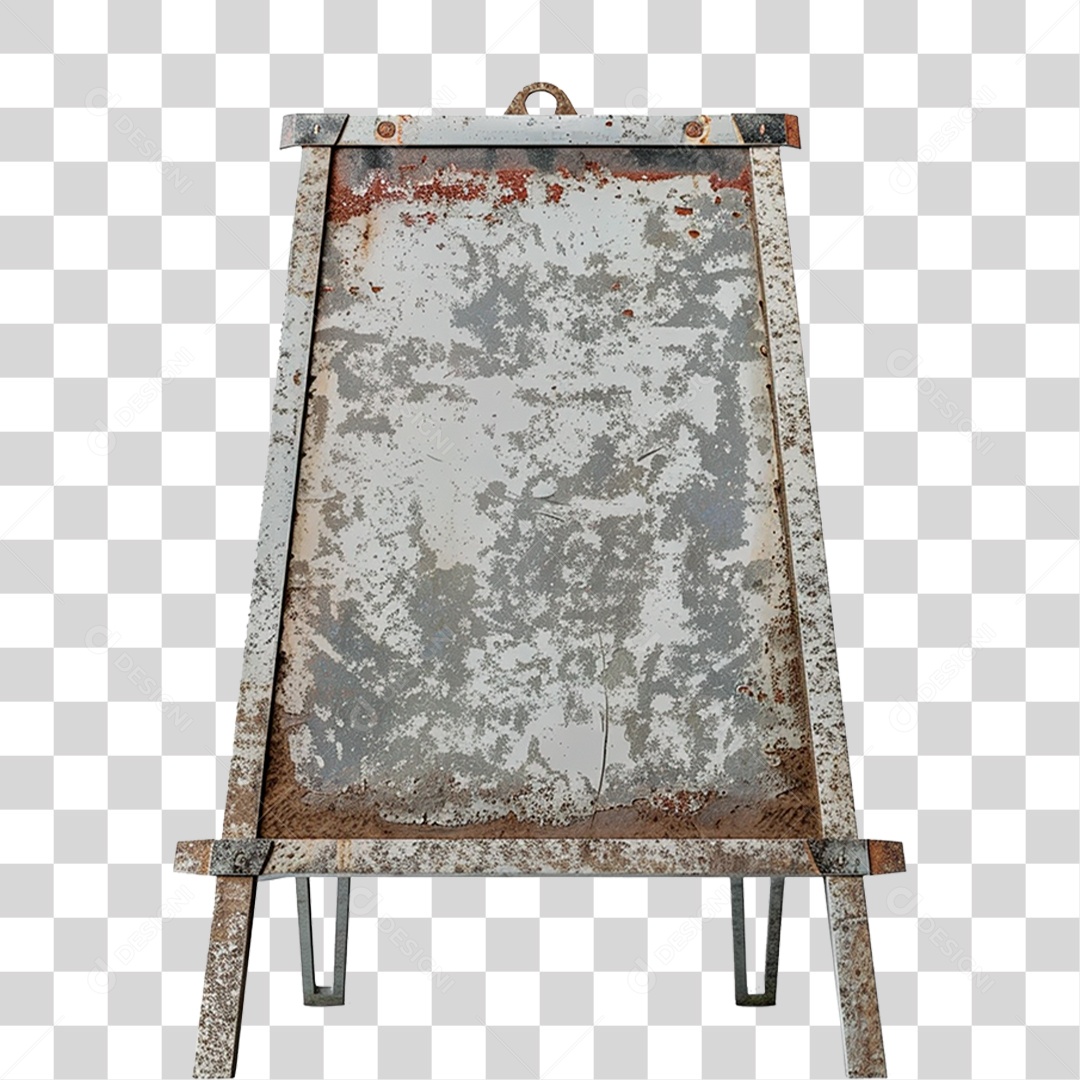 Placa Metálica PNG Transparente