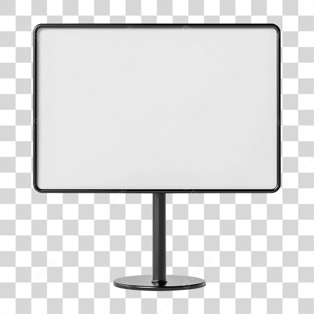 Placa Metálica PNG Transparente