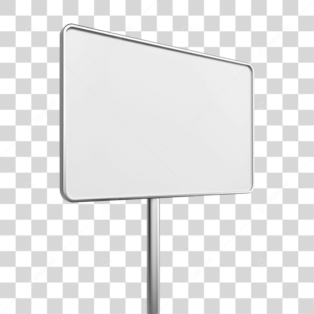 Placa Metálica PNG Transparente