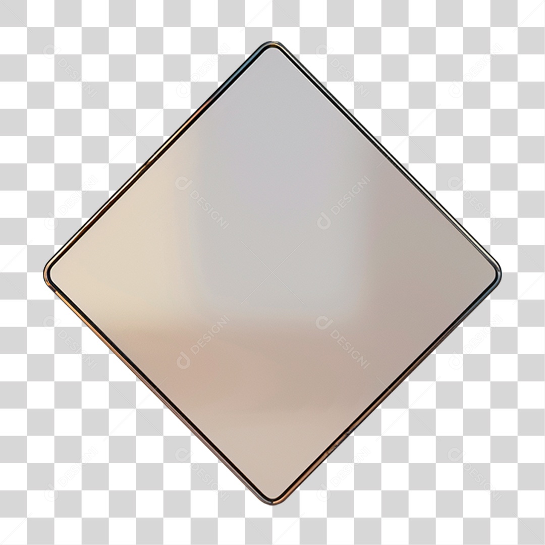 Placa Metálica PNG Transparente