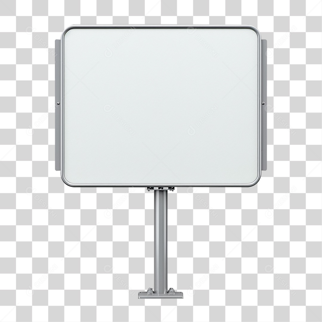 Placa Metálica PNG Transparente