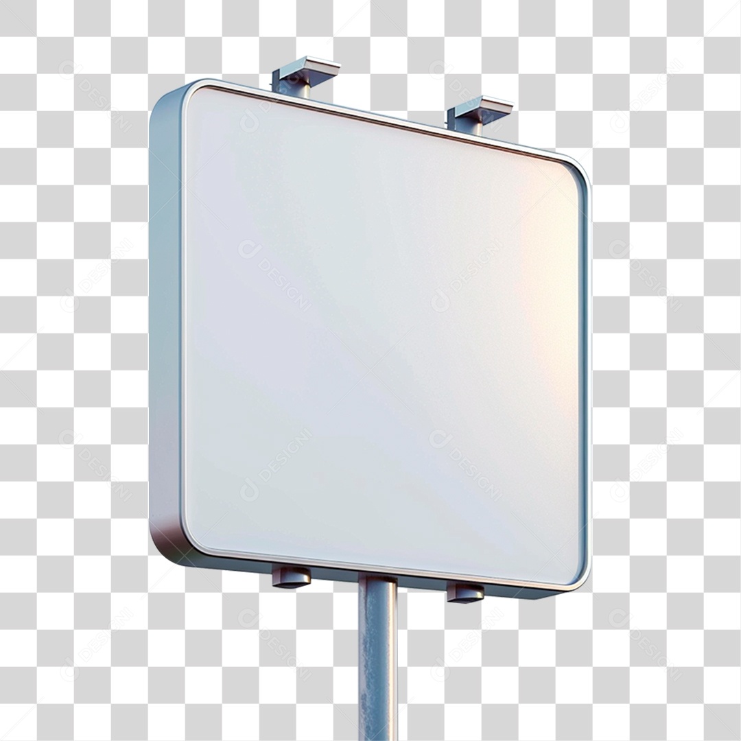 Placa Metálica PNG Transparente