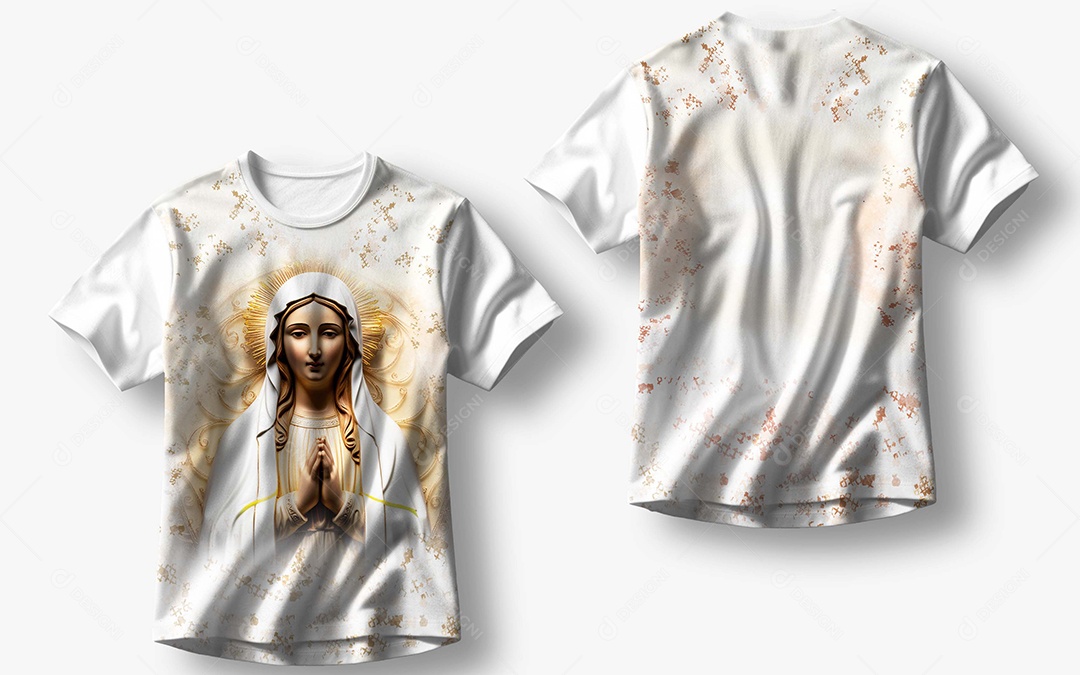Mockup de Camisa Nossa Senhora PSD Editável