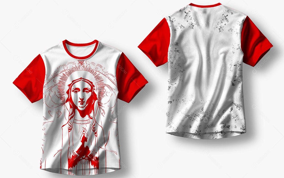 Mockup de Camisa Nossa Senhora PSD Editável