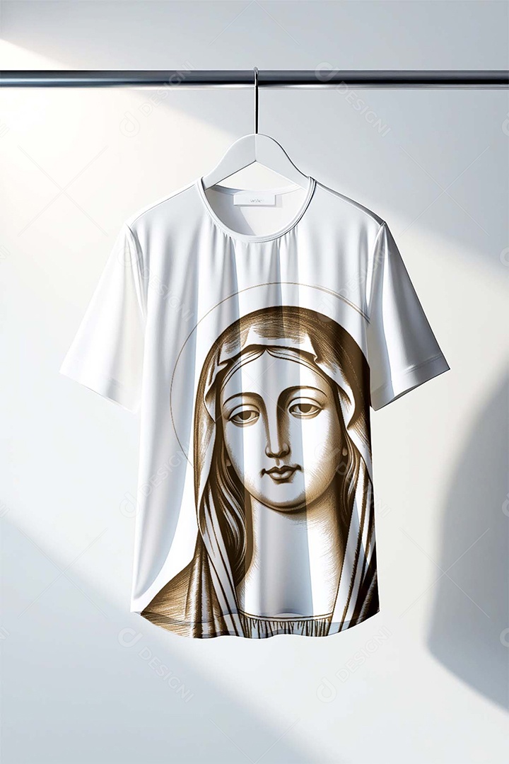 Mockup de Camisa Nossa Senhora PSD Editável
