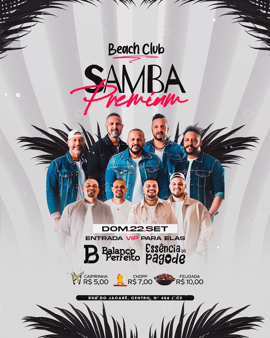 Flyer Samba Premium Social Media PSD Editável