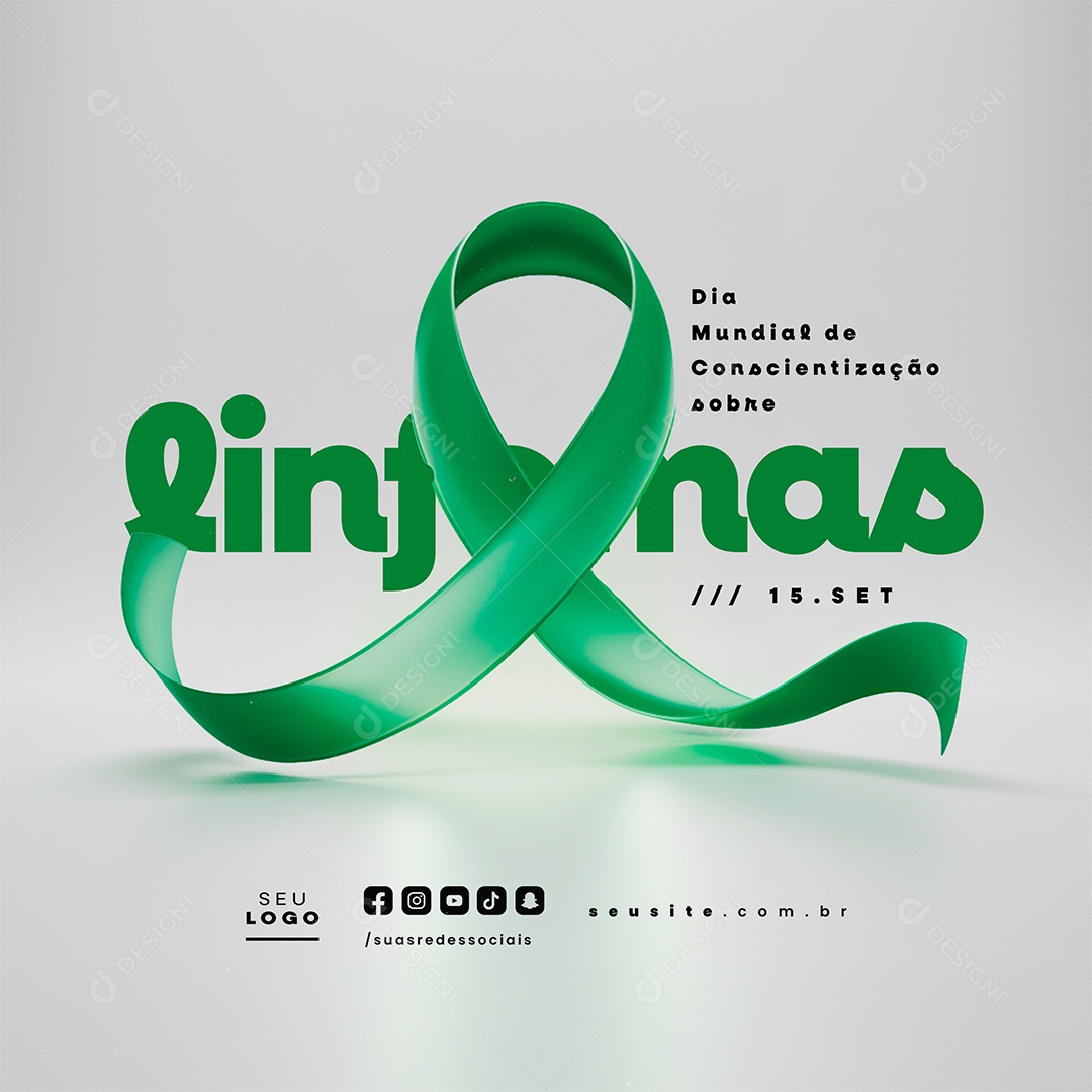 Dia Mundial de Conscientização sobre Linfomas 15 de Setembro Social Media PSD Editável