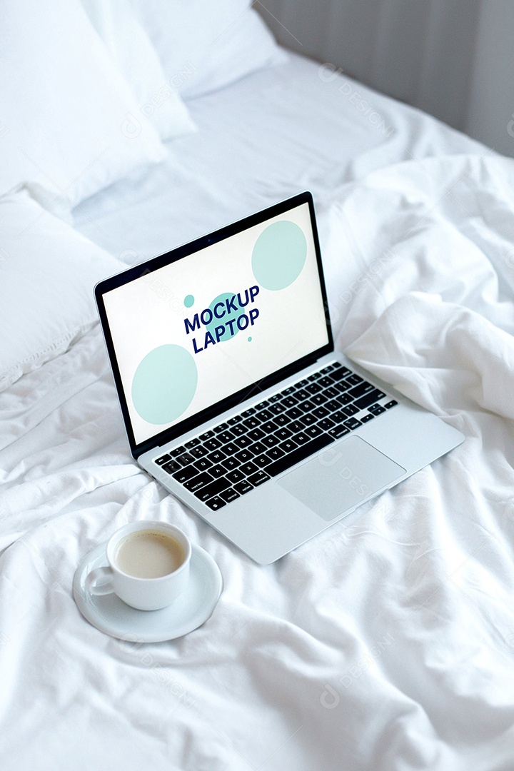 Notebook Mockup PSD Editável