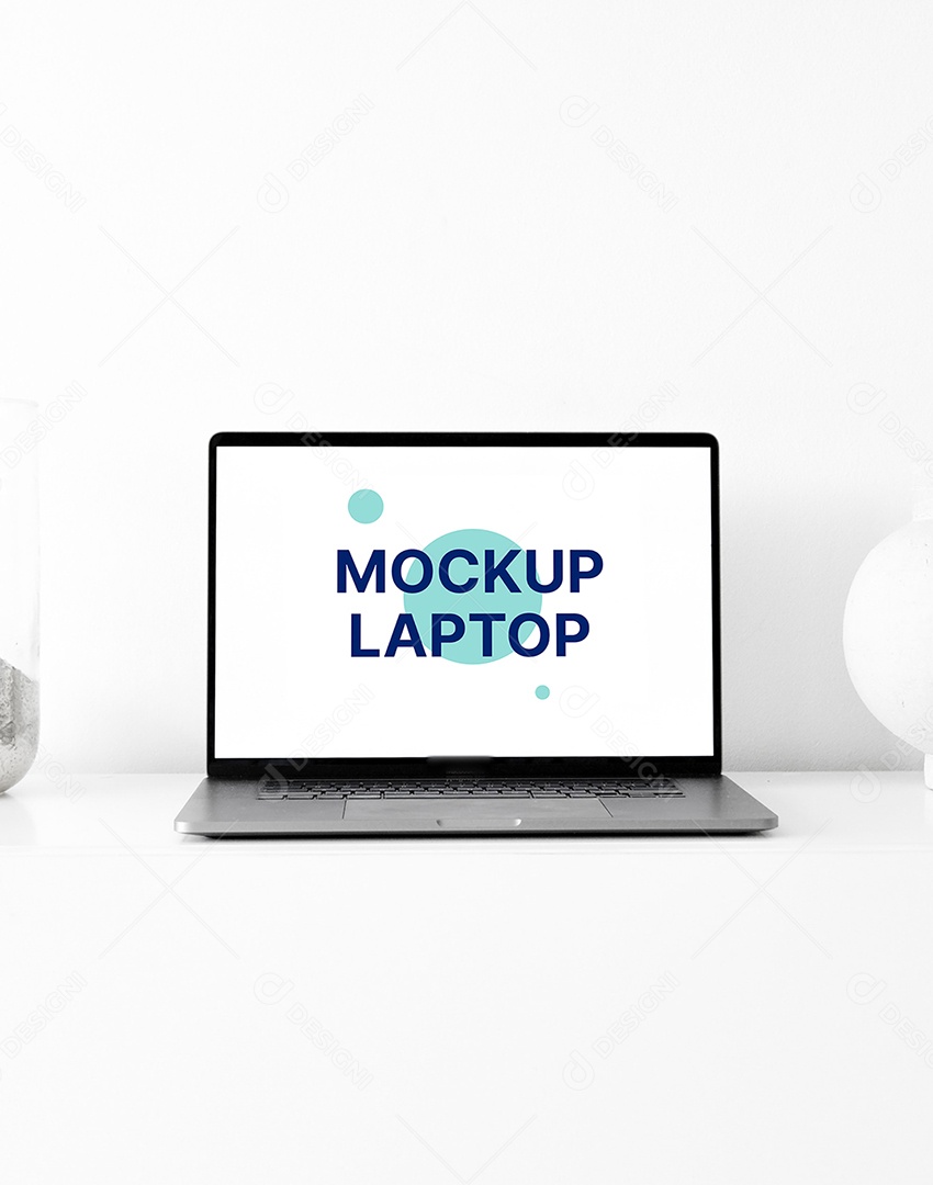 Notebook Mockup PSD Editável