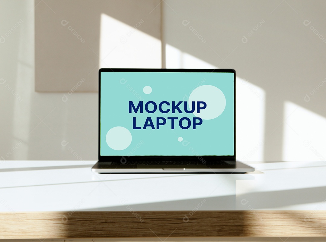 Notebook Mockup PSD Editável