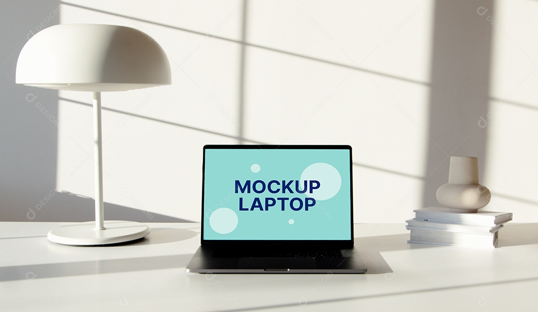 Notebook Mockup PSD Editável