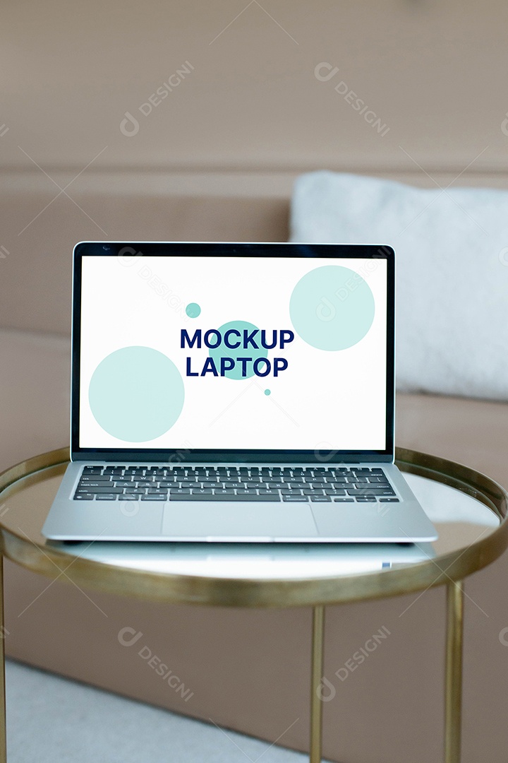 Notebook Mockup PSD Editável
