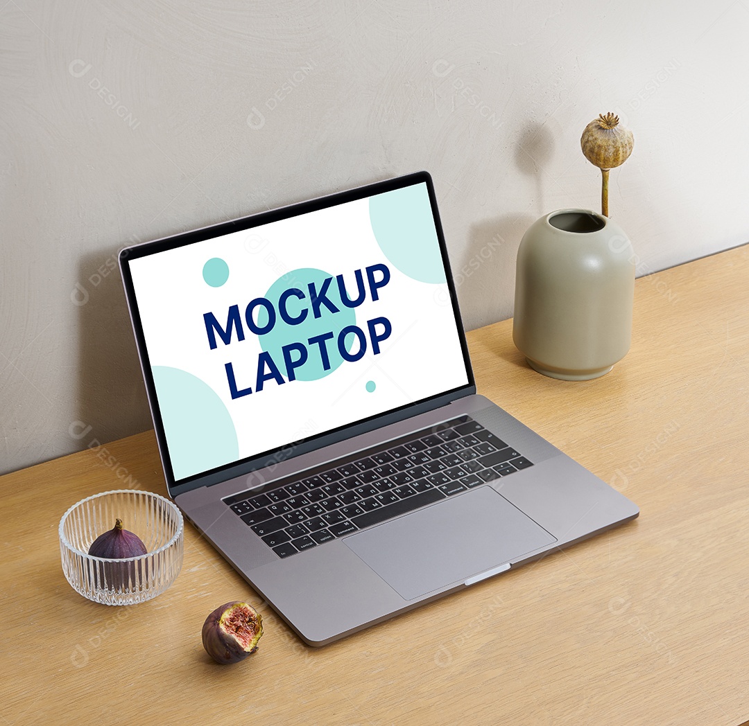 Notebook Mockup PSD Editável