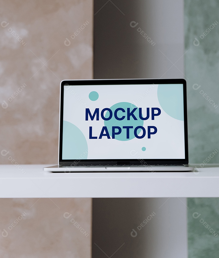 Notebook Mockup PSD Editável
