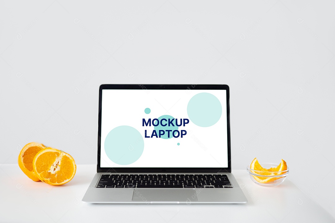 Notebook Mockup PSD Editável